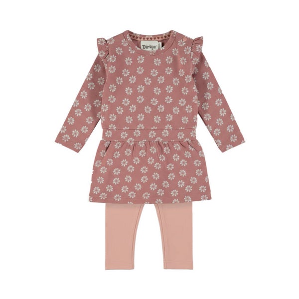 Dirkje Bloemetjes jurk + legging