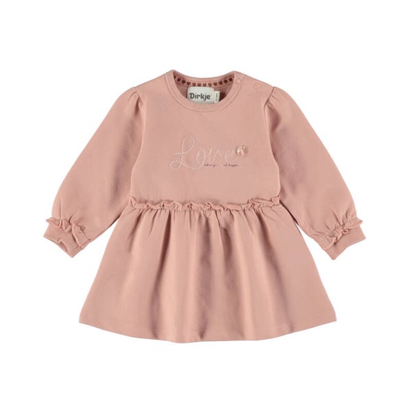 Dirkje Oudroze jurk Love