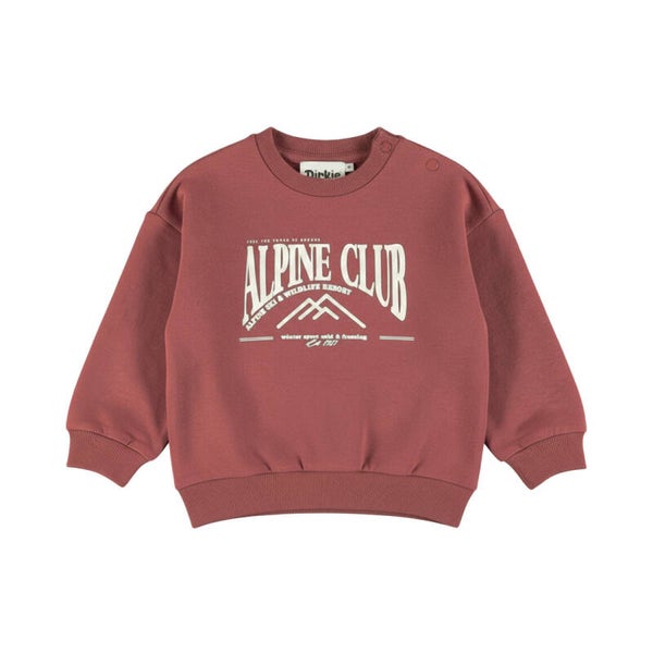 Dirkje Donkerrode sweater Alpine Club