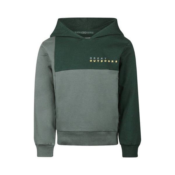 Koko Noko Donkergroene hoodie