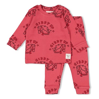 Woody Meisjes pyjama, blauwe katjes all-over print | Nuit de Folie Woody Meisjes pyjama, blauwe katjes all-over print | Nuit de Folie