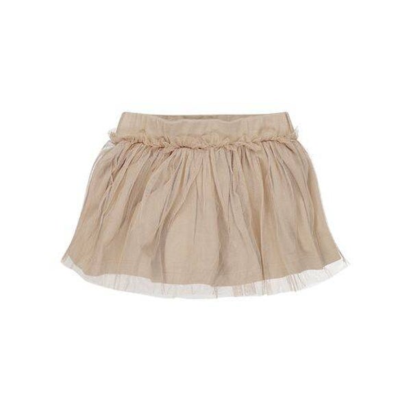 Dirkje Taupe rok met tule