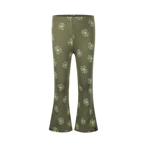 -50% Koko Noko Groene bloemetjes flared broek