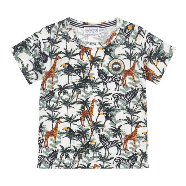 Dirkje T-shirt met safari print