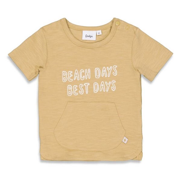 -50% Feetje T-shirt zand - Beach Days