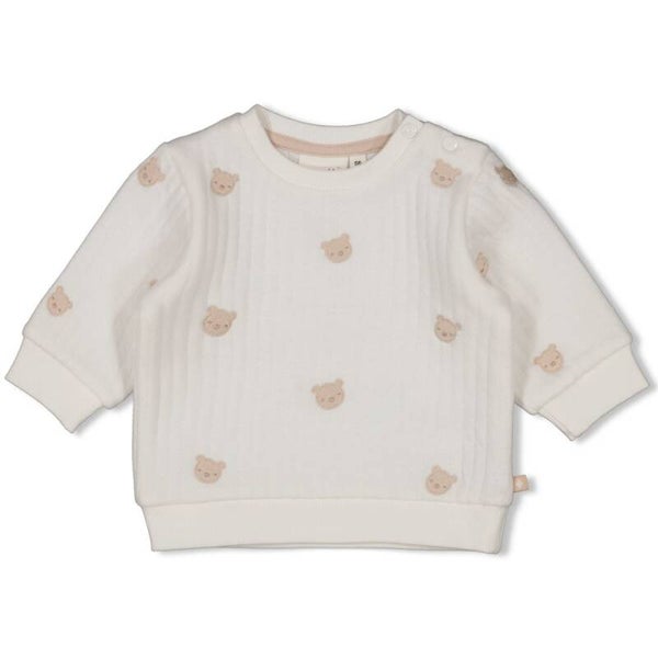 Feetje Sweater AO embroidery - Honey Bear
