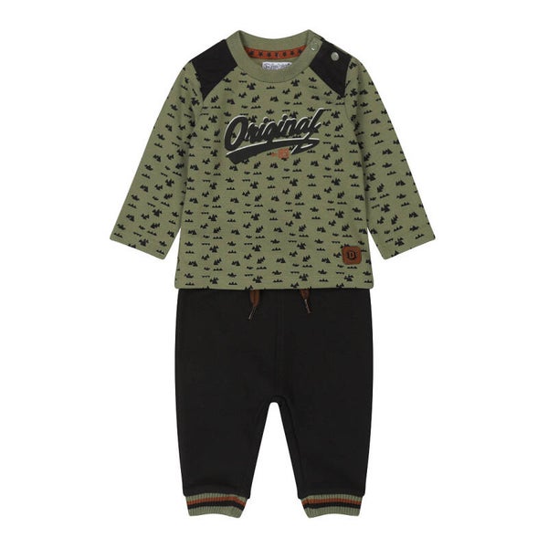 Dirkje Groen shirt Original + zwarte broek