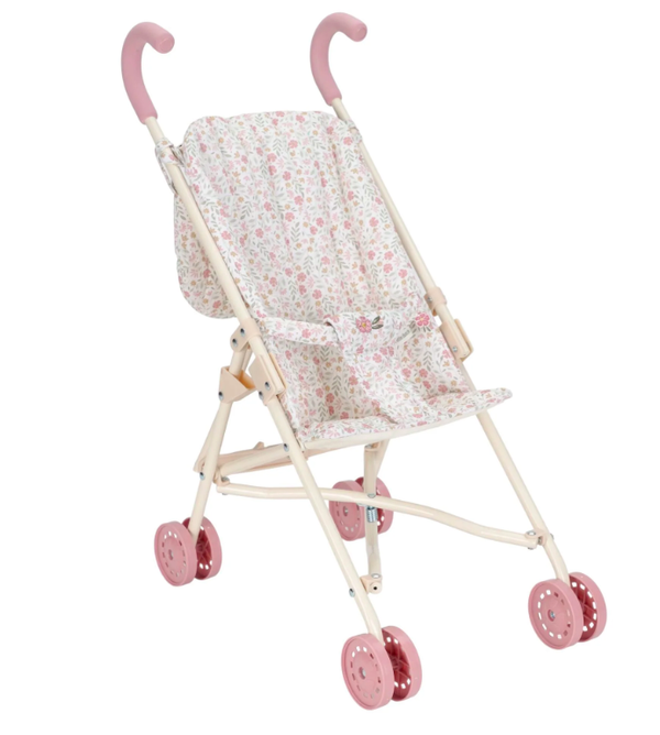 Little Dutch Metalen Poppenbuggy Soft Flowers
