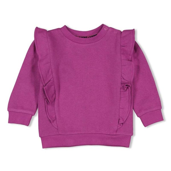 -50%   Feetje Sweater ruches - Flowers For Life