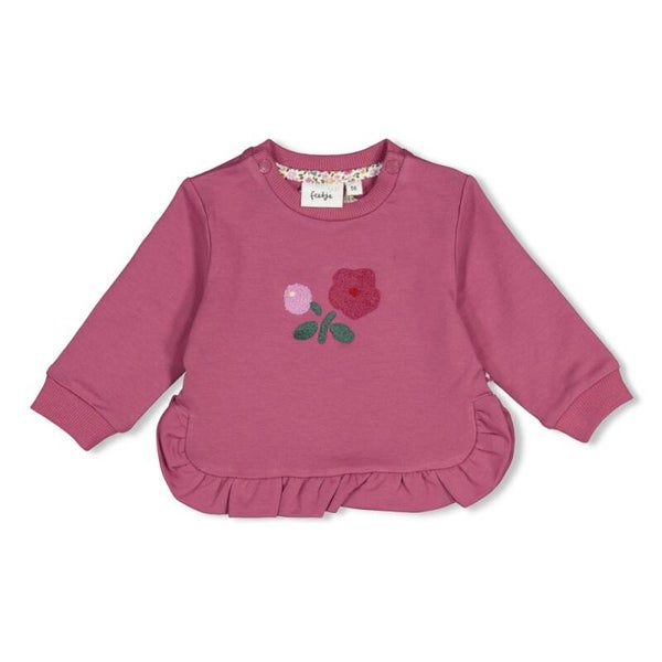 Feetje Sweater ruches relaxed fit - Afternoon Tea
