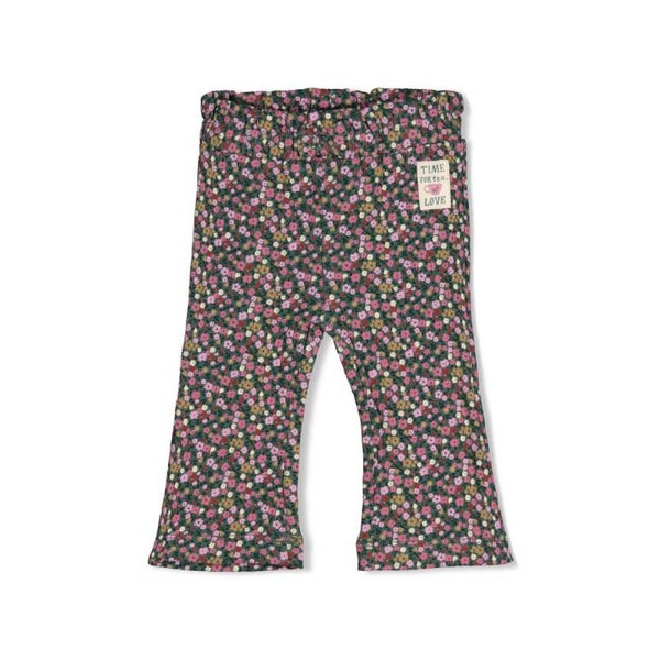 Feetje Flare broek rib AOP - Afternoon Tea