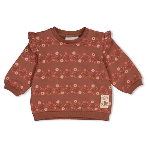 Feetje Sweater AOP relaxed fit - Forest Garden