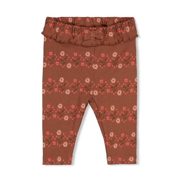 Feetje Legging rib AOP - Forest Garden