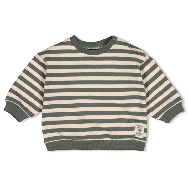 Feetje Sweater streep oversized - Wiggle and Waddle