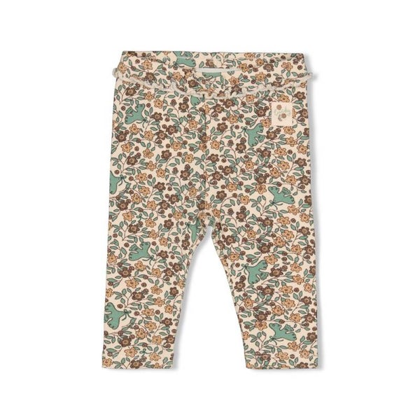 Feetje Legging rib AOP - Lucky Bloombird