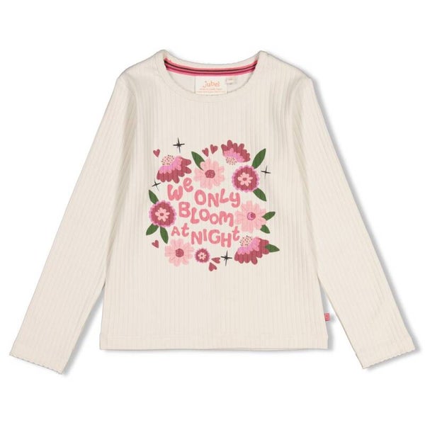Jubel Longsleeve rib - Moon Flowers