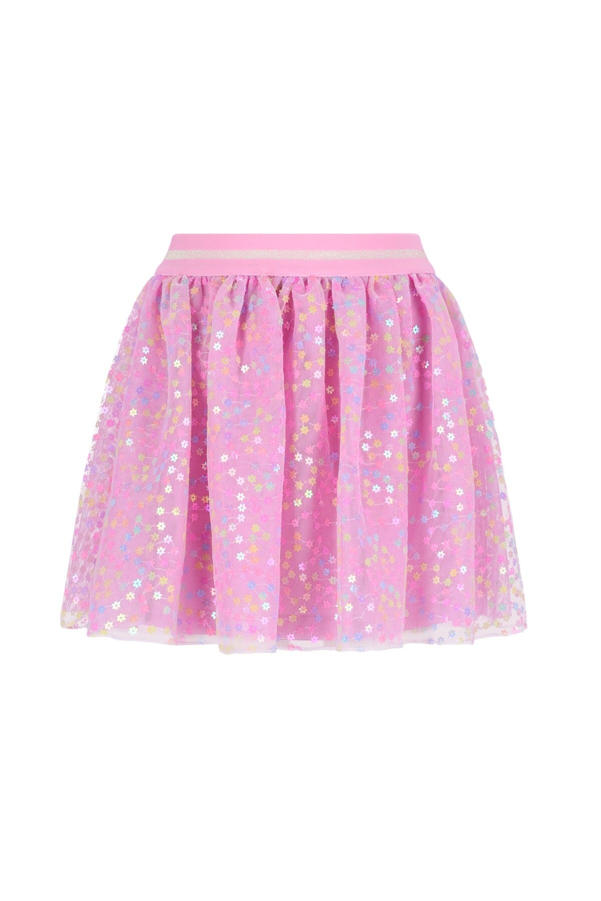 B.Nosy Roze tule rok met bloemetjes River