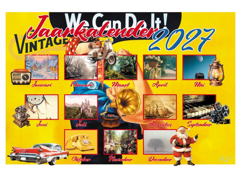 Vintage Kalender 2027