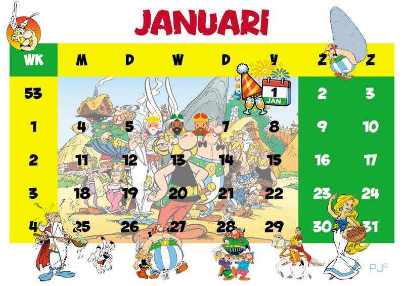 Asterix & Obelix Kalender 2027