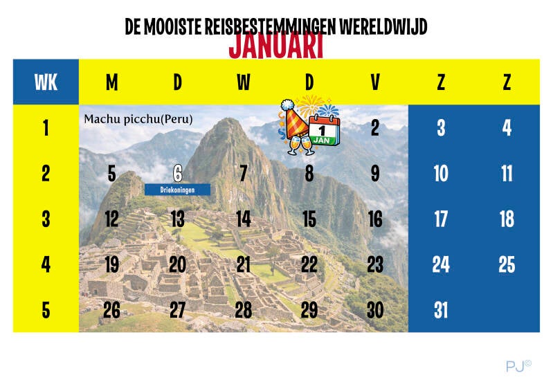 Reisbestemmingen Wereldwijd