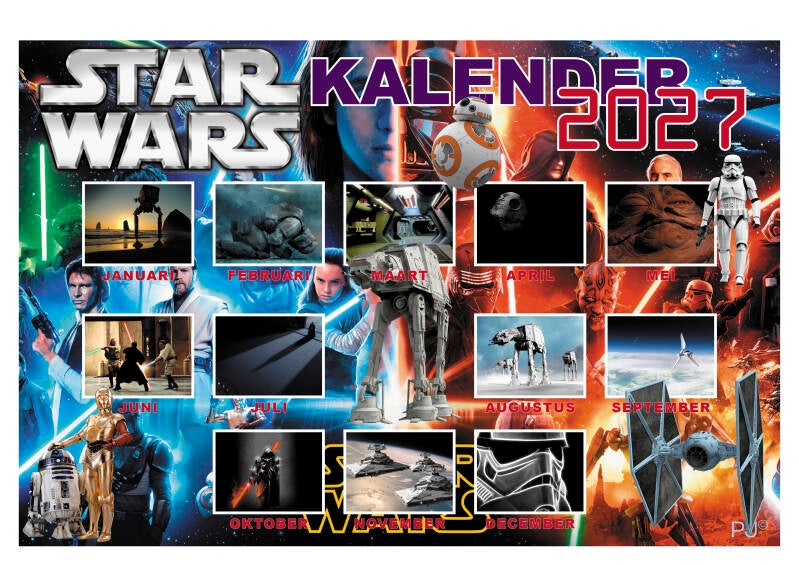 Starwars Kalender 2027