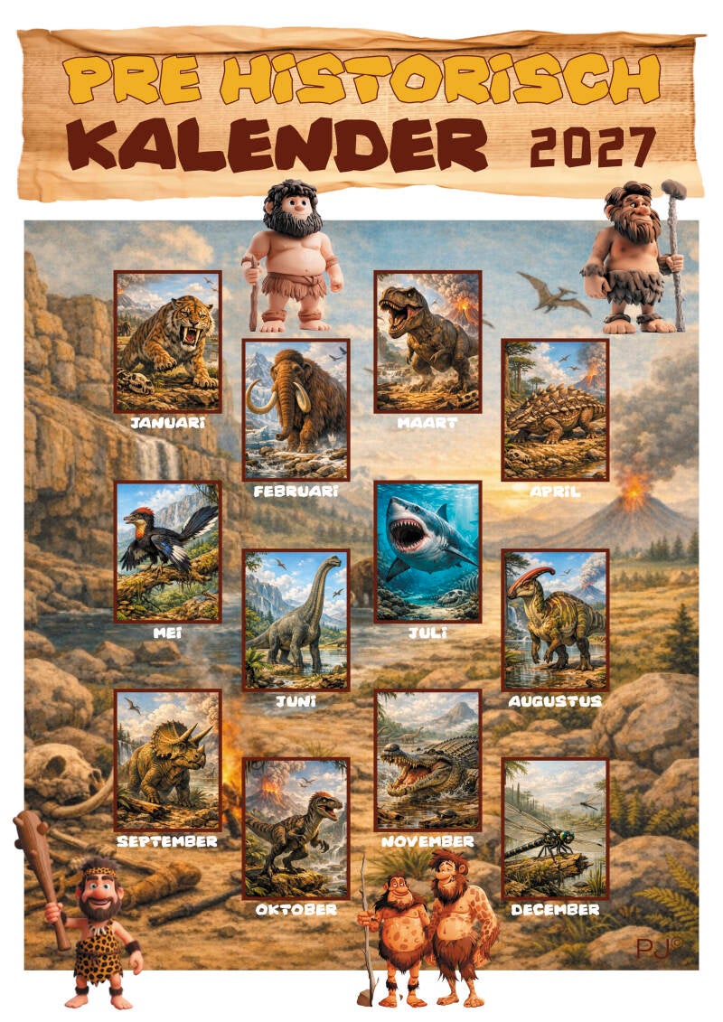 A4 Pre.Historische Kalender 2027