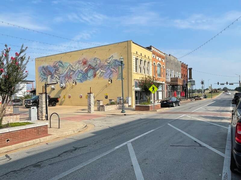 Jonesboro  main.street (looks like old western buildings)