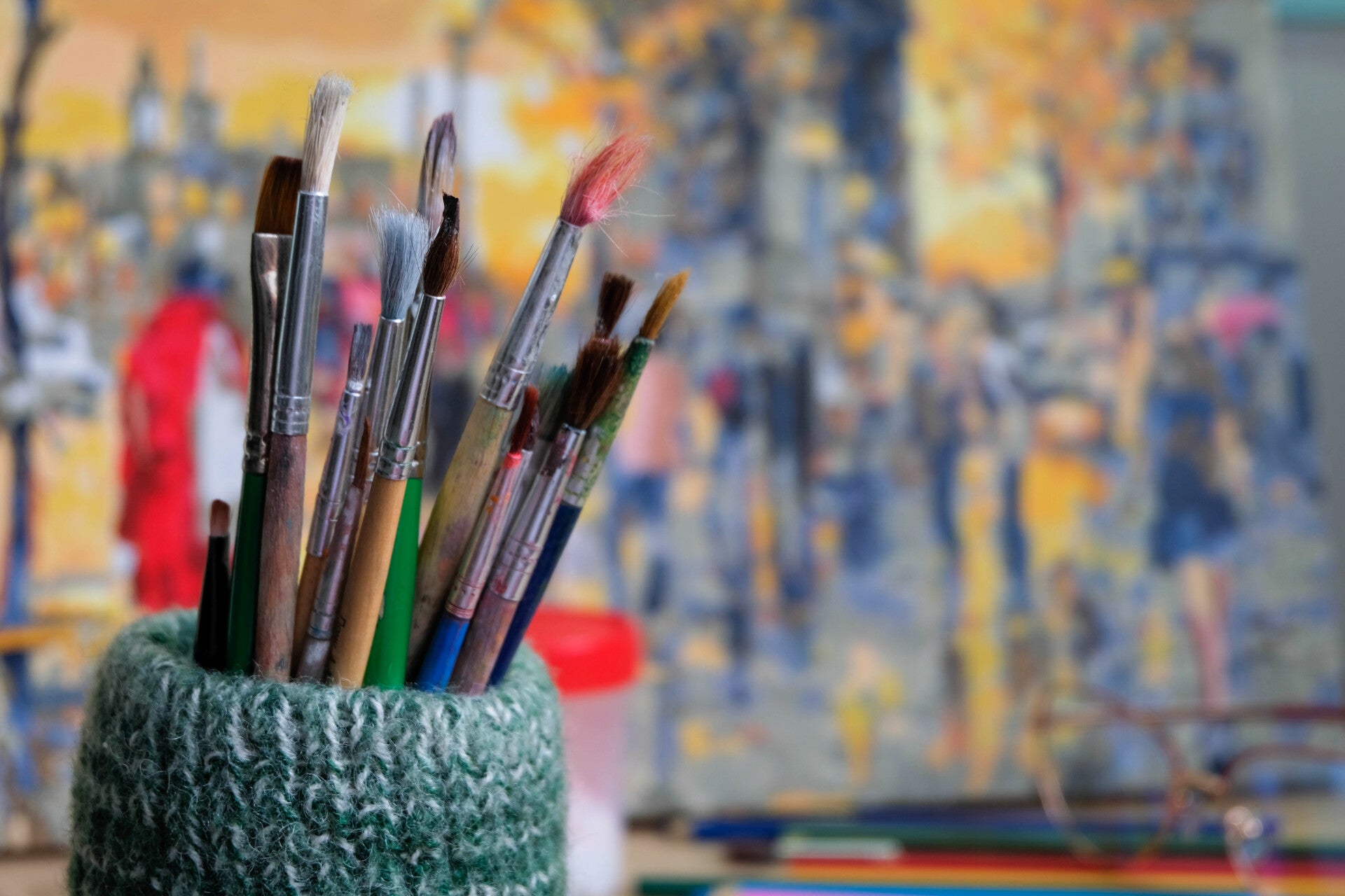 Bundle of Paint Brushes