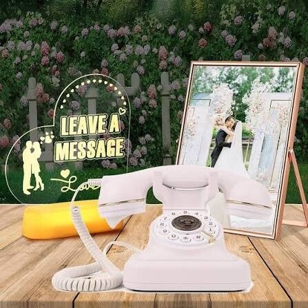 Location Livre d’or audio – Téléphone vintage pour messages souvenirs
