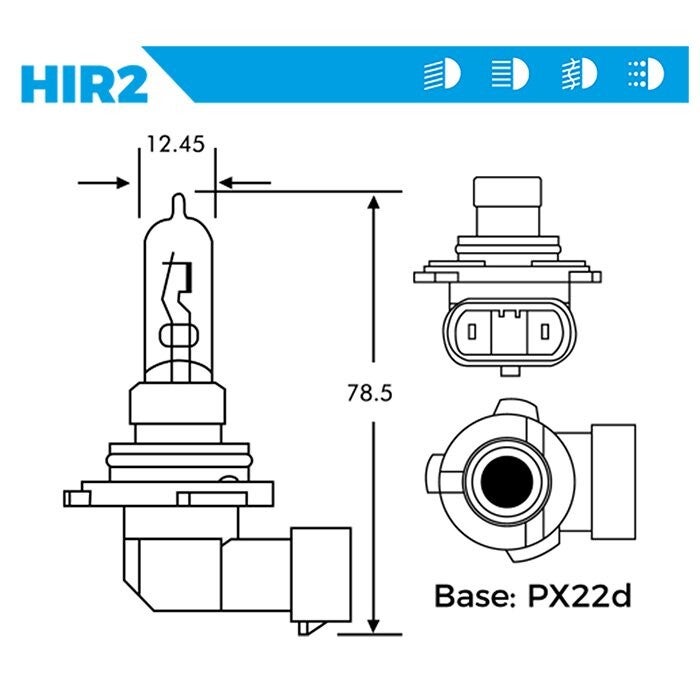 HIR2-9012 12V/55W