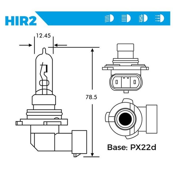 HIR2-9012 12V/55W