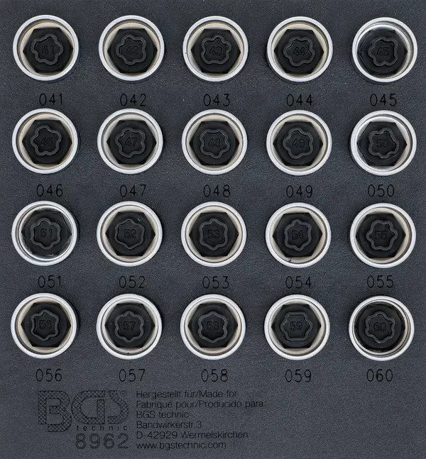 Velgenslot Demontageset voor BMW | 20-delig