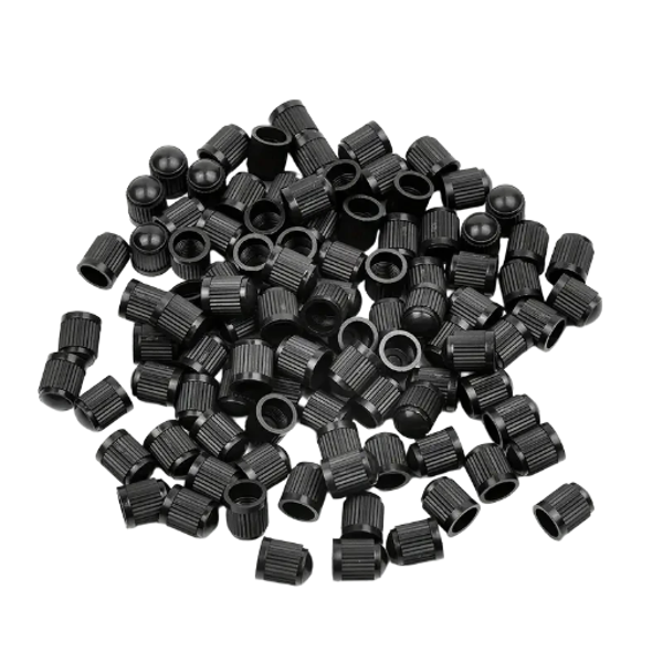 Ventieldoppen zwart – 100 stuks