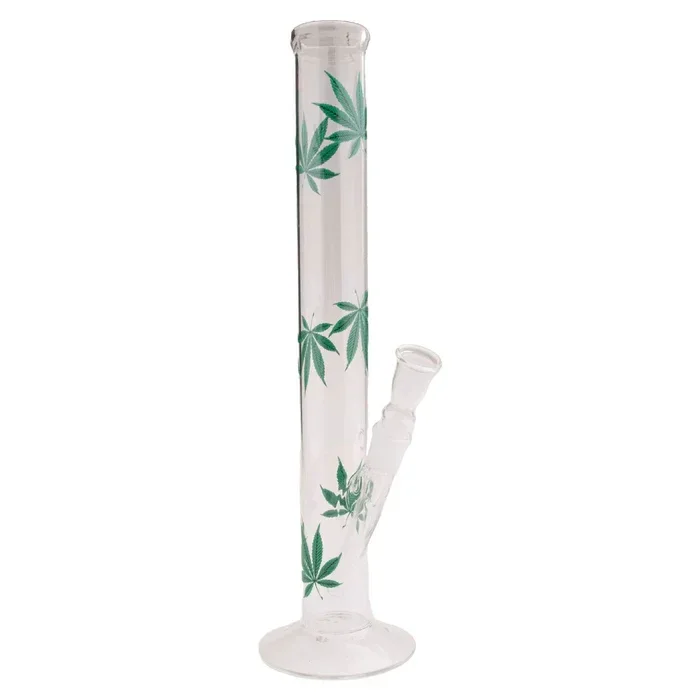 Glass Bong Straight Multi Leaf 40 cm