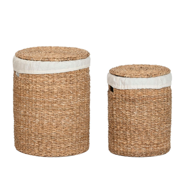 Set de 2 Corbeilles en Fibre Naturelle