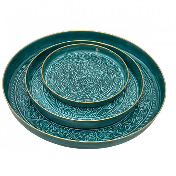 Plateau berbère large emerald