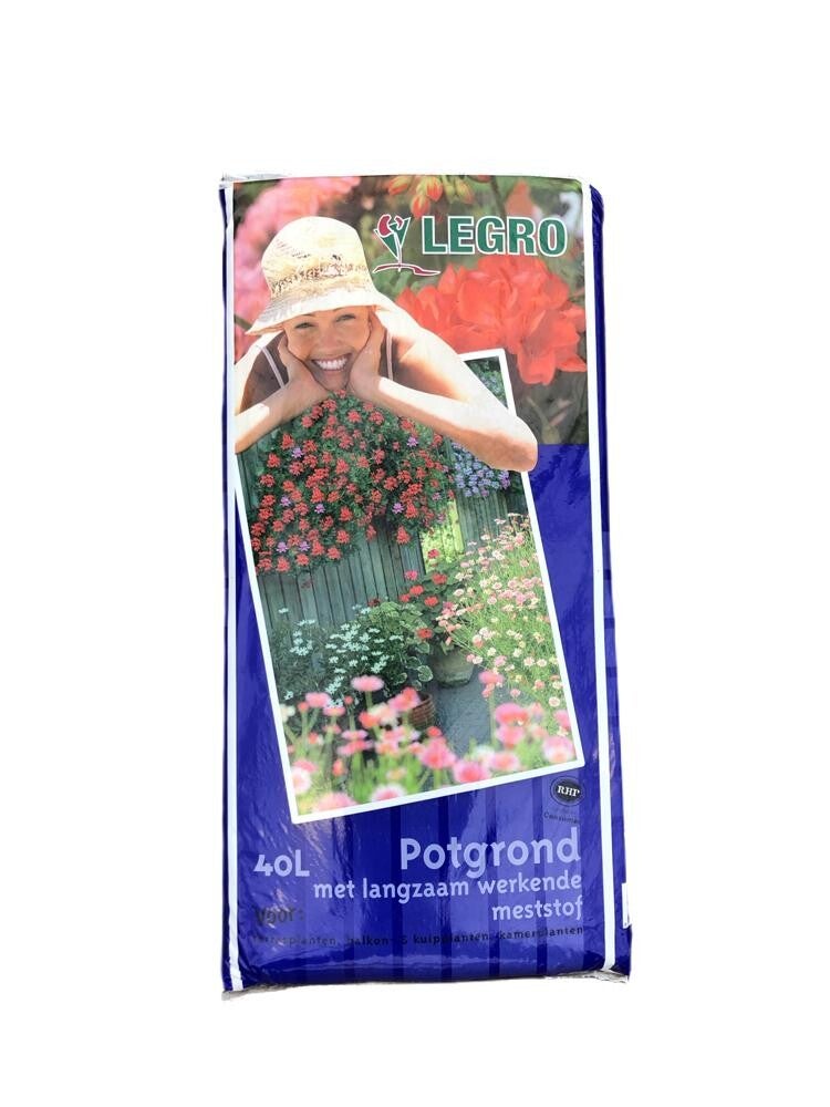 Potgrond + langzaamwerkende meststof LEGRO 40 Liter