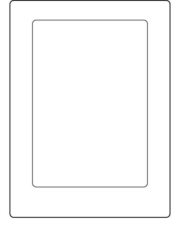 L011 - fotolijst A3 - wit