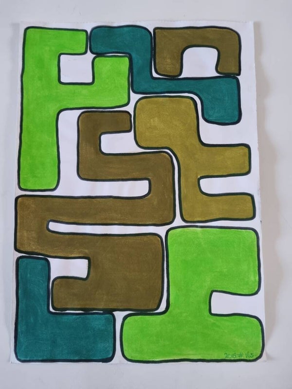 #165 - Mosterdgroen (A3)