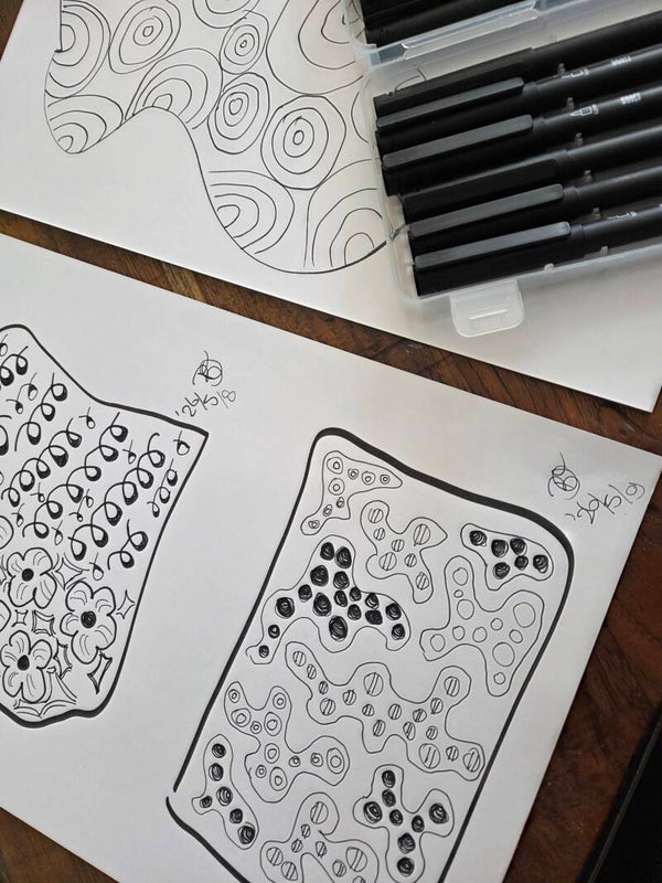 @217 - 10 Days of Zentangle (10 tekeningen)