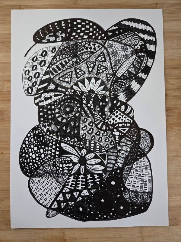 #219 - Ink & Intuition (A3-tekening)