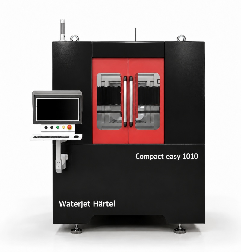 Compact Easy 1010 die Wasserstrahlschneidanlage für gelegntliche Einsätze.
