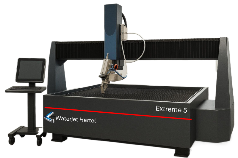 Wasserstrahlschneidanlage Deutschland, Wasserstrahl KMU, europäische Wasserstrahltechnik, Härtel, Waterjet, Wasserstrahl