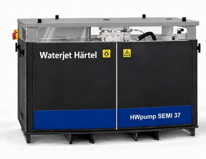 Alt=" Hochdruckpumpe HWpump Semi 37, mit 37 kW Motorleistung"