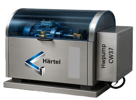 Hochdruckpumpe, Wasserstrahlschneiden, bis 4000 bar, 11 bis 37 kw Motorleistung, Waterjet Härtel, Deutschland,