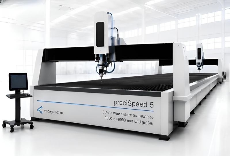 Härtel preciSpeed Großformat Wasserstarhlschneidanlage, für Präzision, Geschwindigkeit und große Arbeitsbereiche bis 20.000 mm