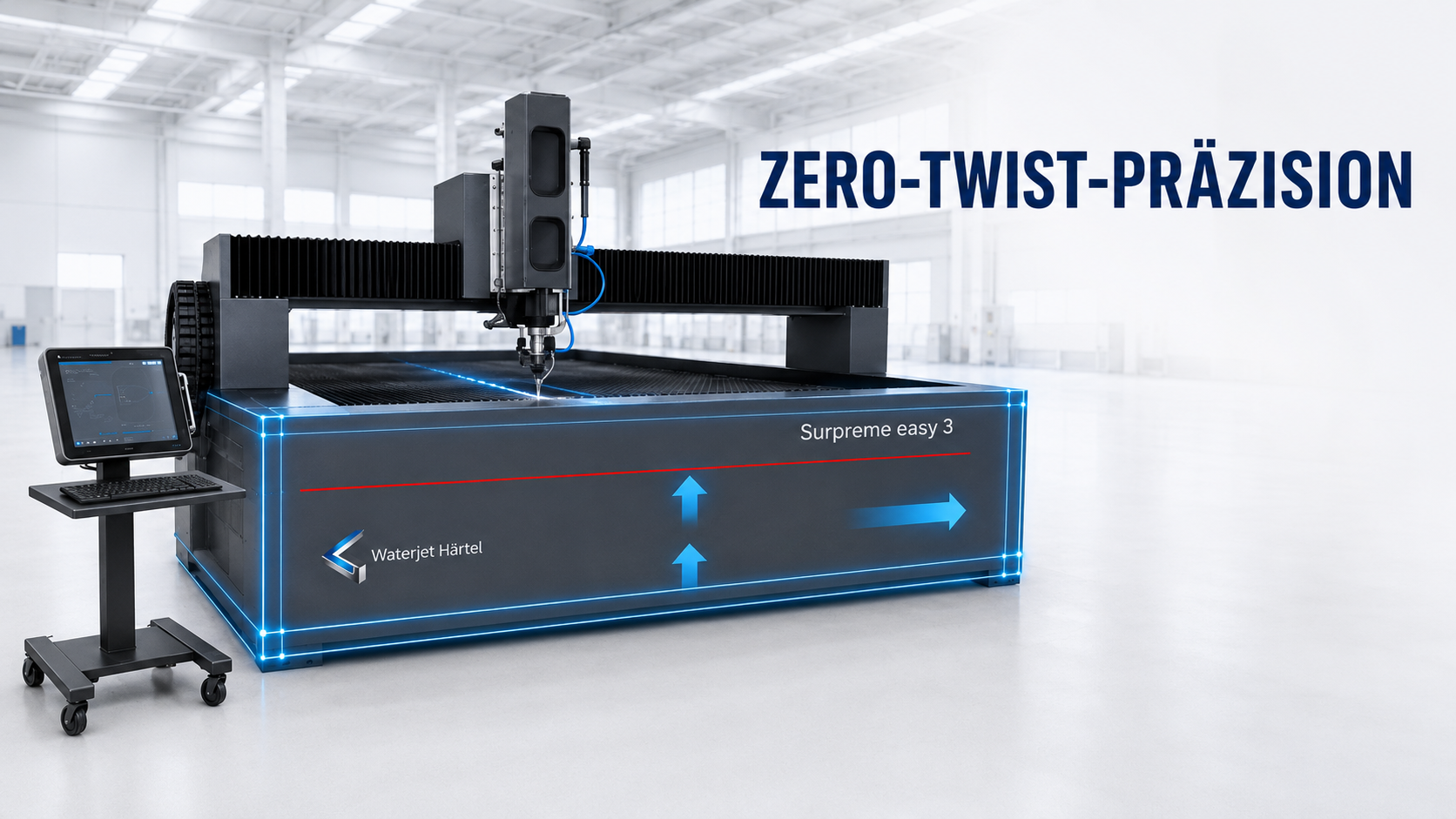 Die Zero-Twist-Konstruktion bei er Ultimate 35reduziert Verwindungen und unterstützt gleichmäßige, präzise Bewegungen des Schneidkopfes. Für zuverlässige Schnittqualität im täglichen Einsatz.