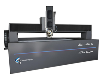 Ultimate 5, Waterjet Härtel, Wasserstrahl-Schneidanlage, 5 Achsen, wasserstrahlschneiden,