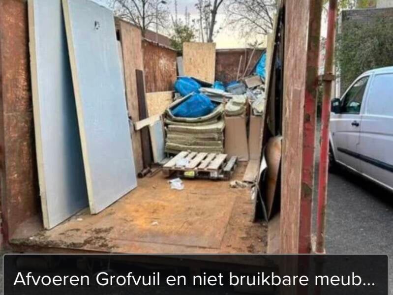 Afvoeren grofvuil 