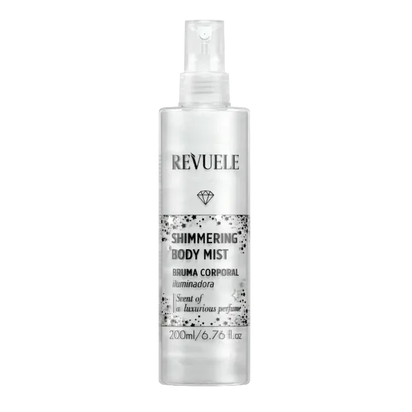 Revuele shimmering body mist silver